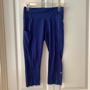Lululemon crop leggings size 8